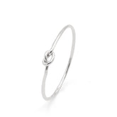 Knot ring 14K white gold